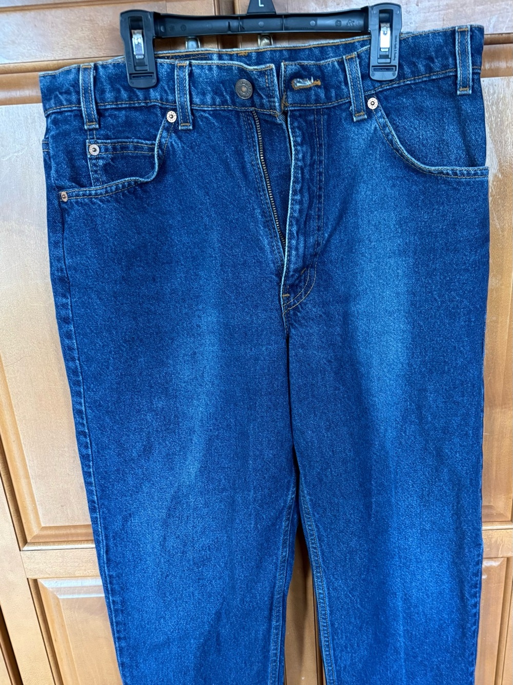 Vintage Levi's 550 33x32 Made in USA 90s Orange tab
